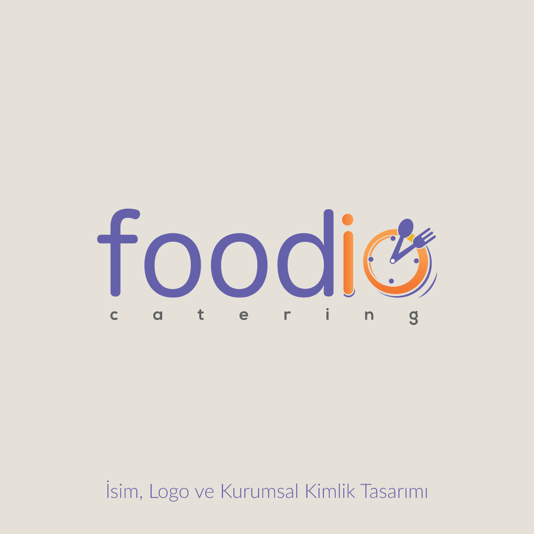 Foodio - Logo ve Kurumsal Kimlik Tasarımı
